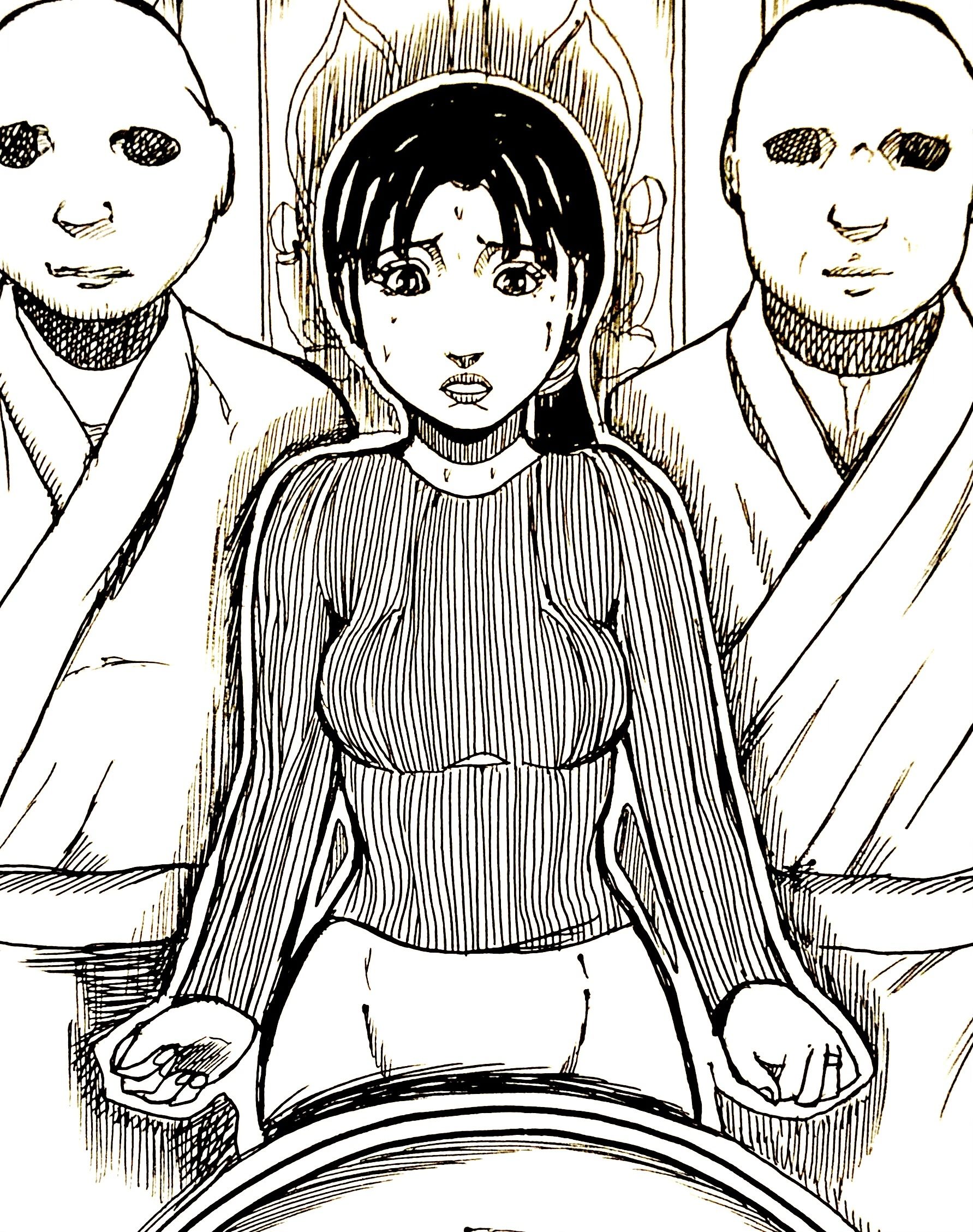 サンプル画像1:とある施設。ひと月ぶりの妻との再会。(N-zumi-ha) [d_309362]