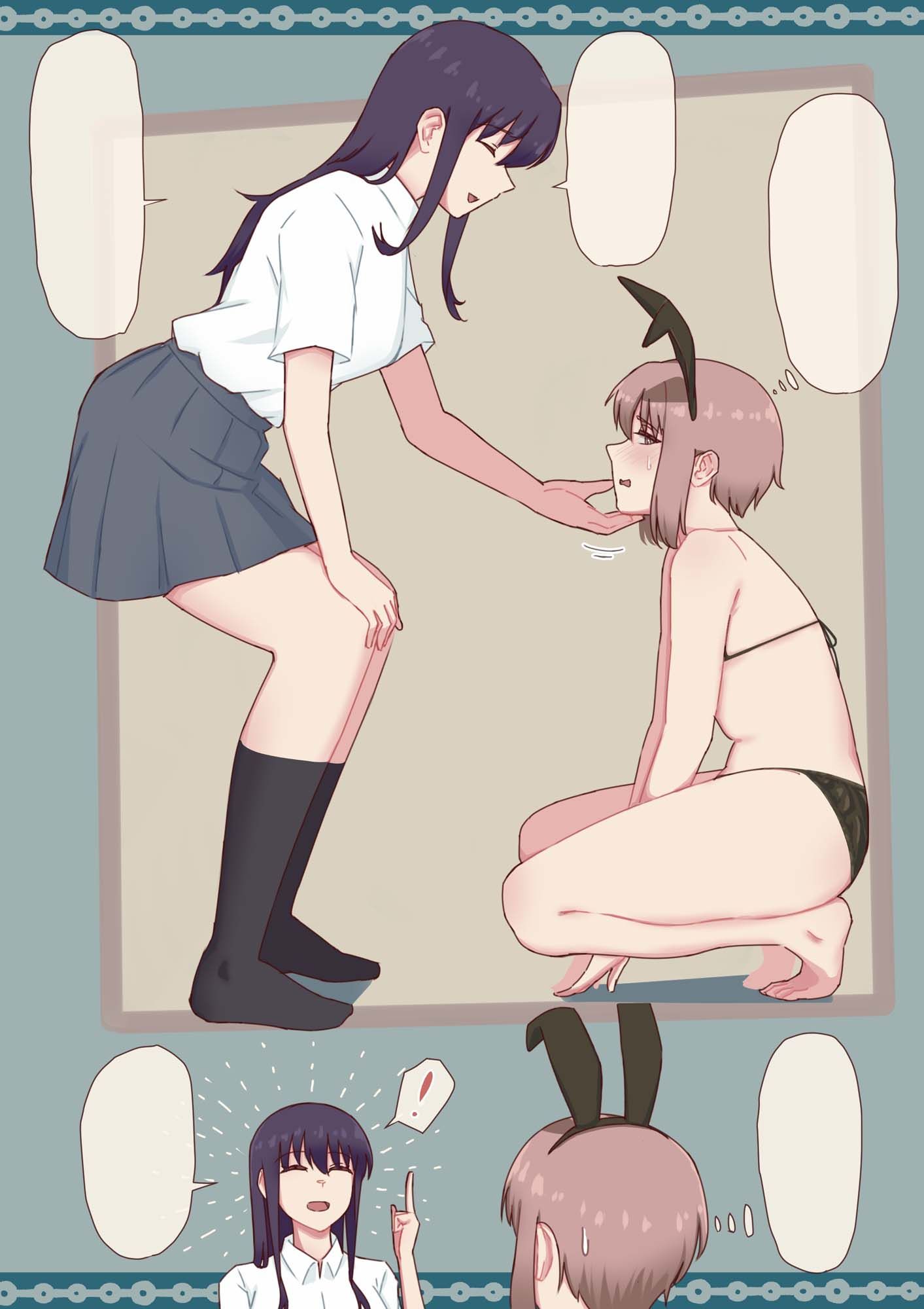 サンプル画像3:乳首が大きくて押しに弱い男の娘がイジワルな先輩に遊ばれちゃう話。(のすたるじ屋) [d_309491]