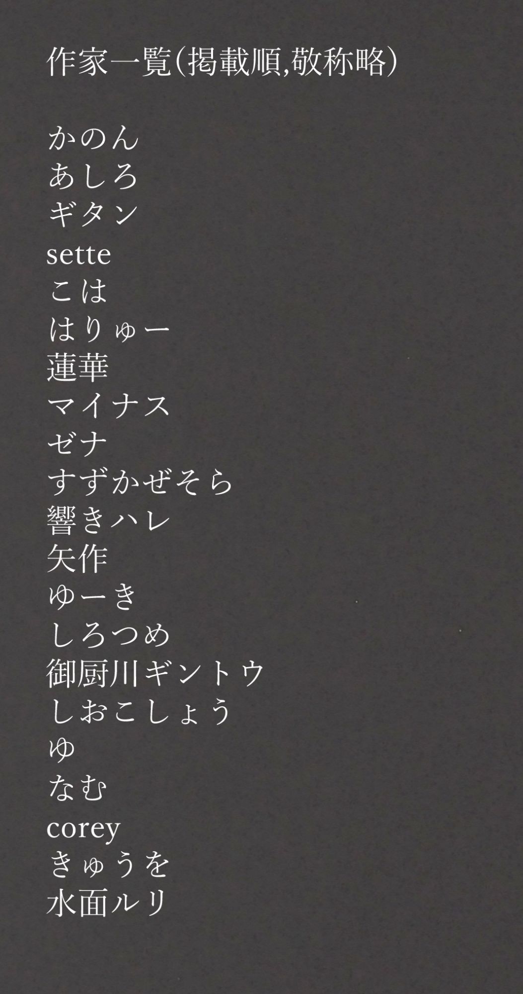 幽谷霧子学会合同誌 vol.1