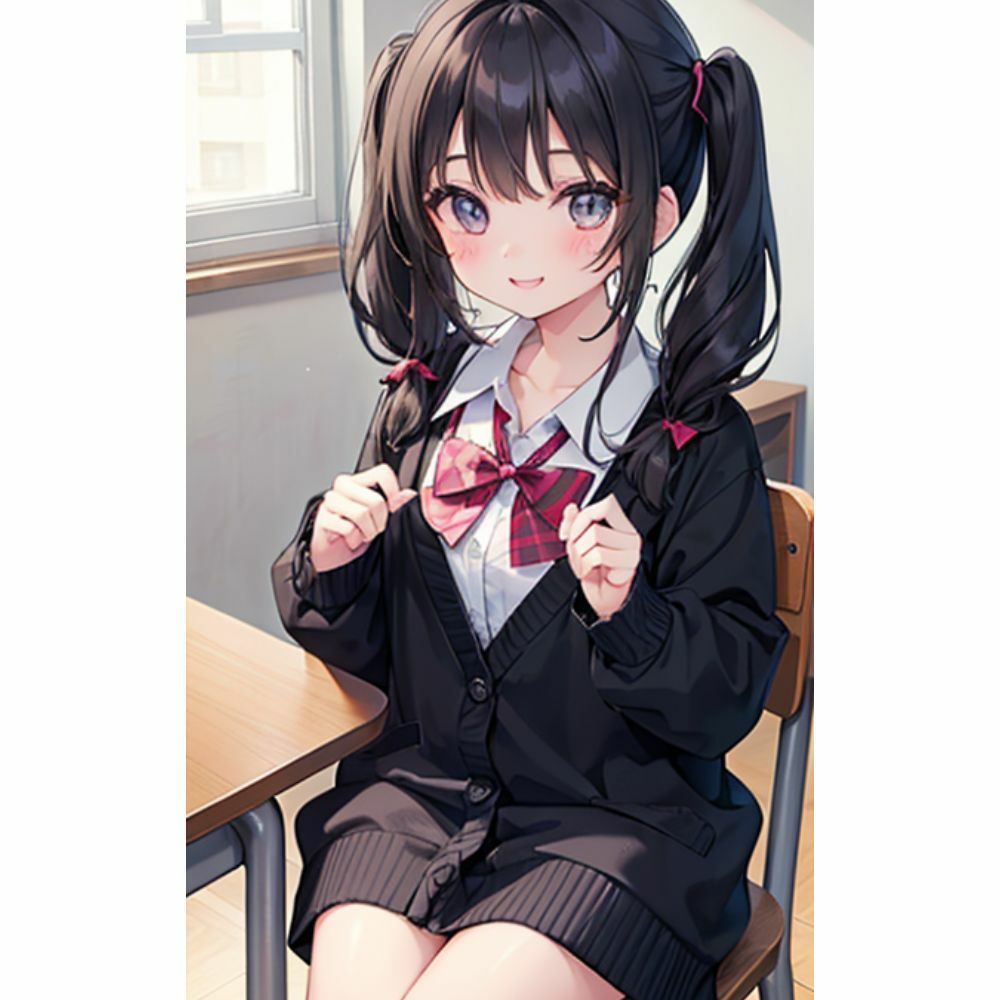 サンプル画像4:ツインテール美少女(美少女) [d_310084]