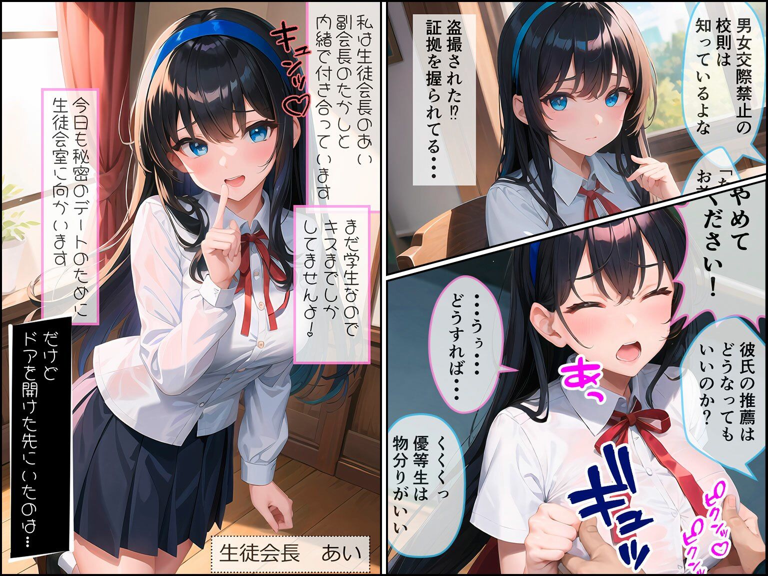 サンプル画像4:女子校生NTR日記〜生徒会長あい〜(AiLovely) [d_310524]