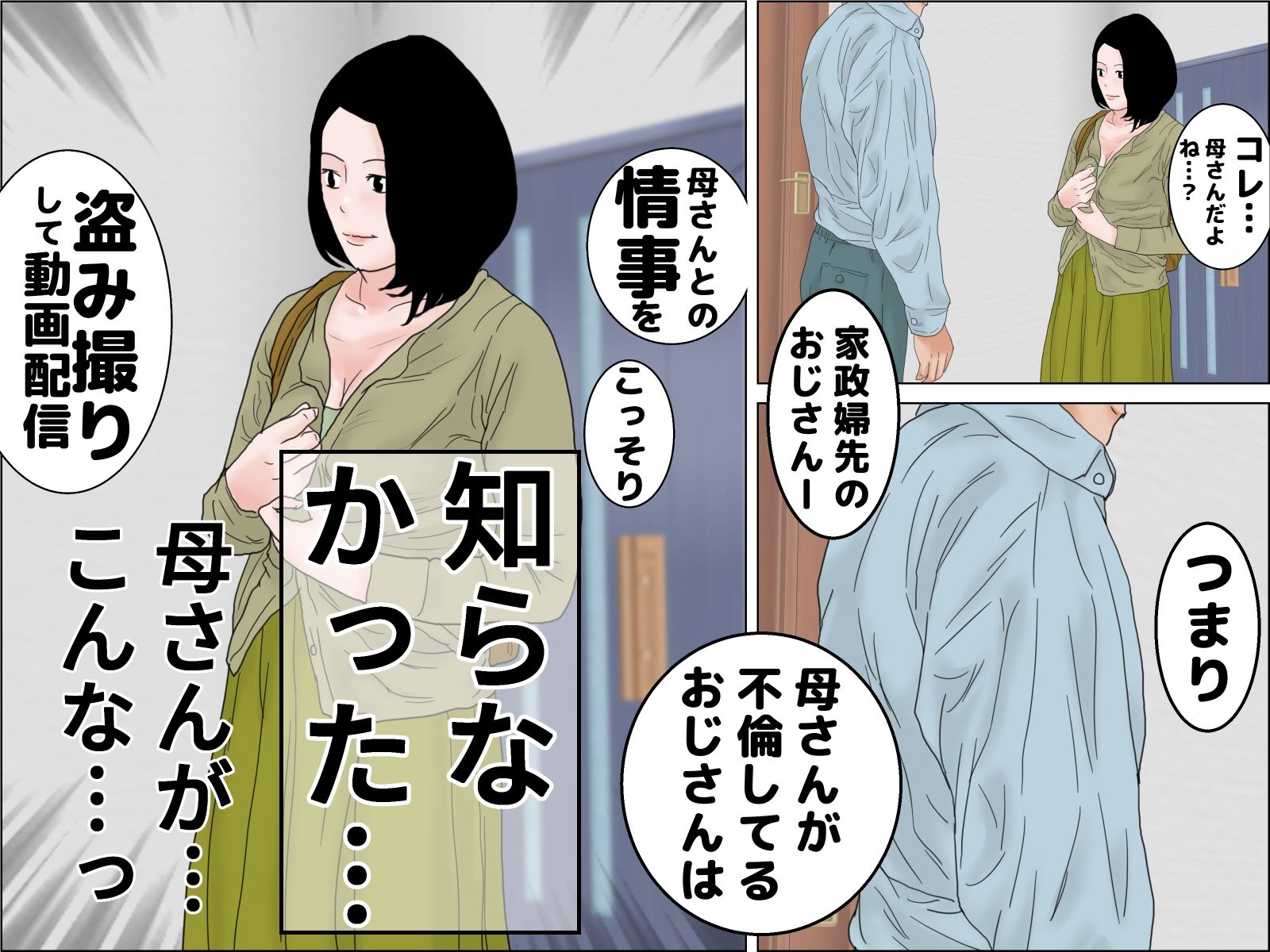 サンプル画像3:不倫母と童貞息子 前編 剛毛バージョン(じゅんぴちゅ) [d_310731]