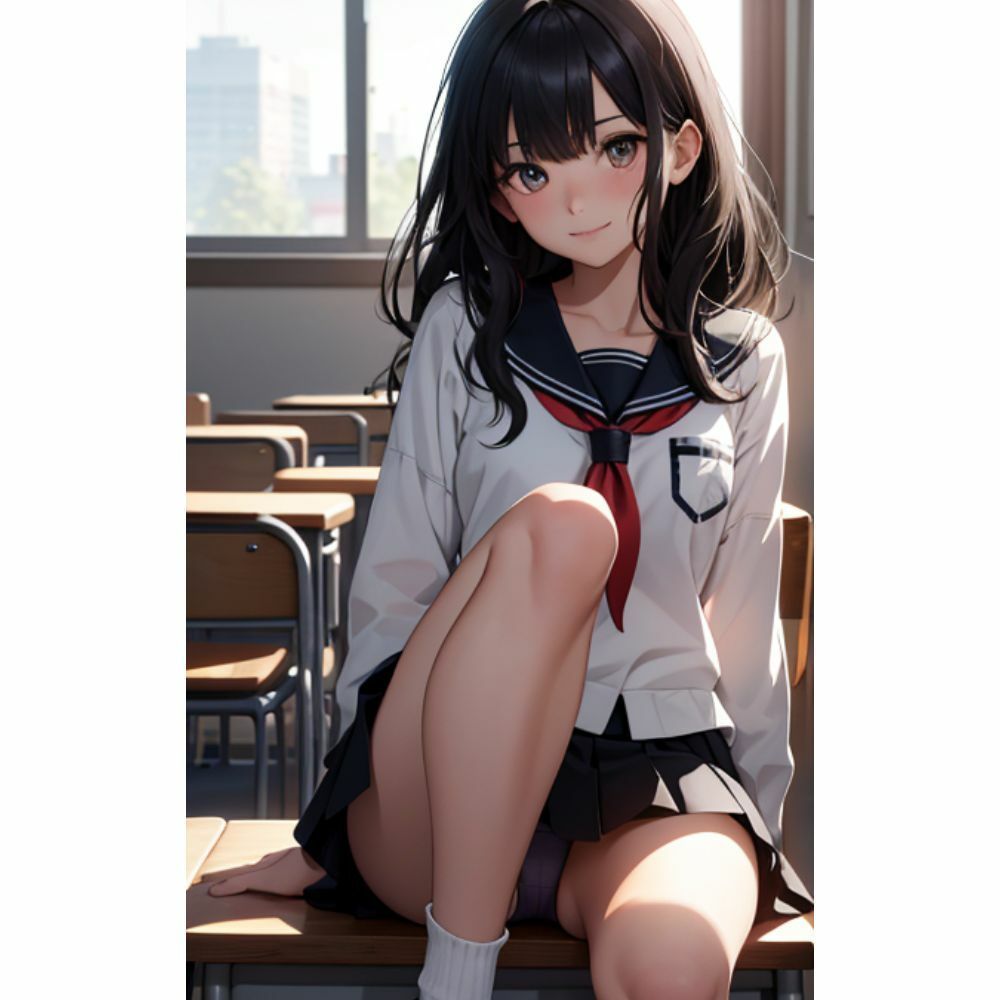 サンプル画像4:かわいい女の子がミニスカでパンチラしてくる(美少女) [d_311314]