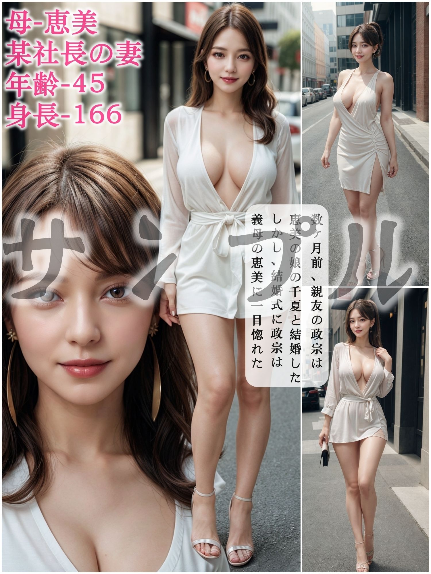 サンプル画像1:NTR親友の義母＆妻(美少女召喚士) [d_311466]