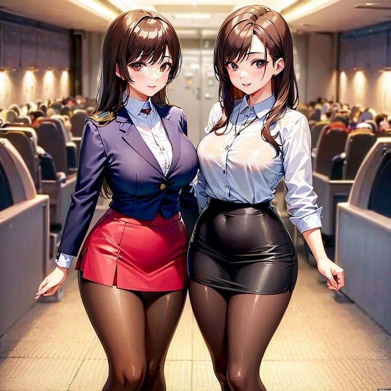 サンプル画像2:キャビンアテンダントの一日(KD出版) [d_311811]