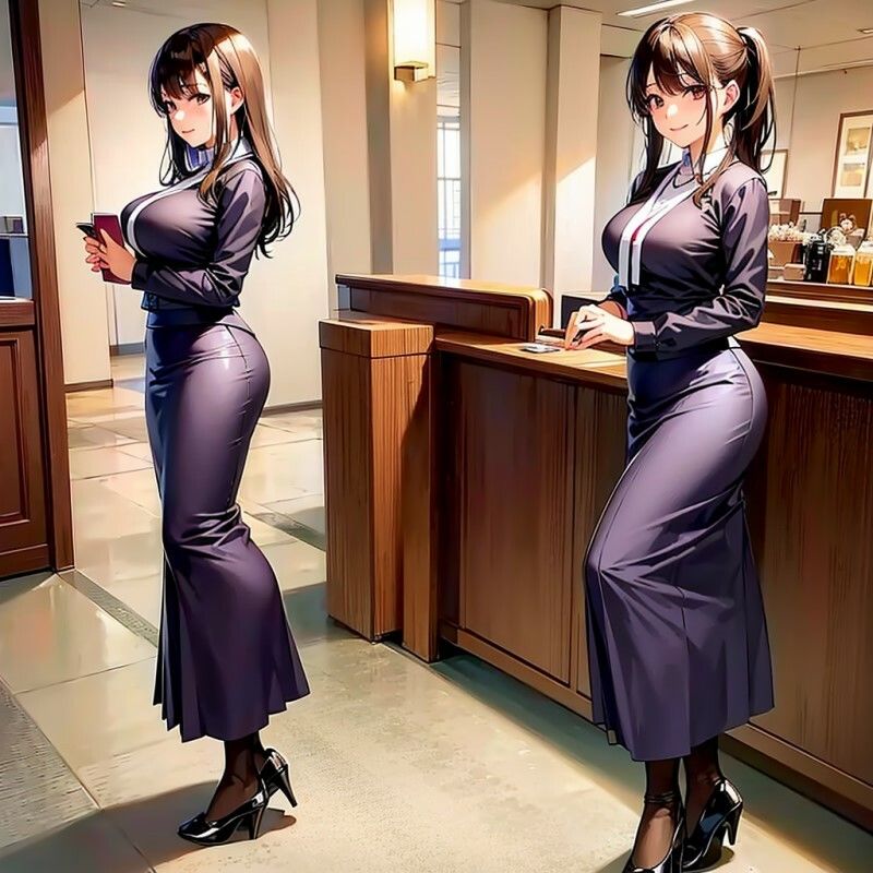 サンプル画像5:キャビンアテンダントの一日(KD出版) [d_311811]