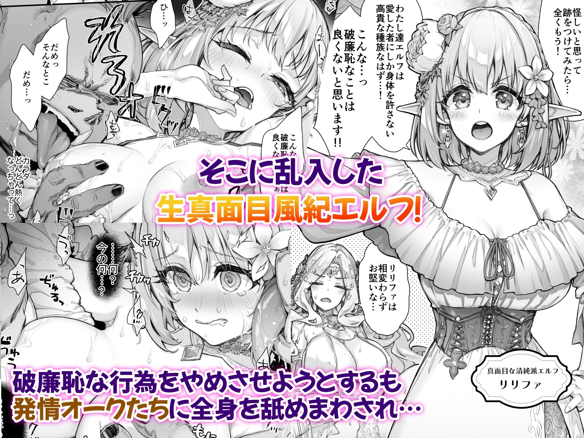 サンプル画像2:とびだせ！淫らなエルフの宴(一ノ瀬ランド) [d_311977]