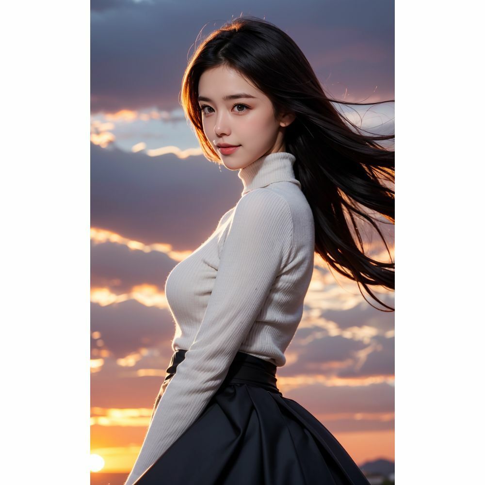 サンプル画像3:美人(AI美女) [d_312012]