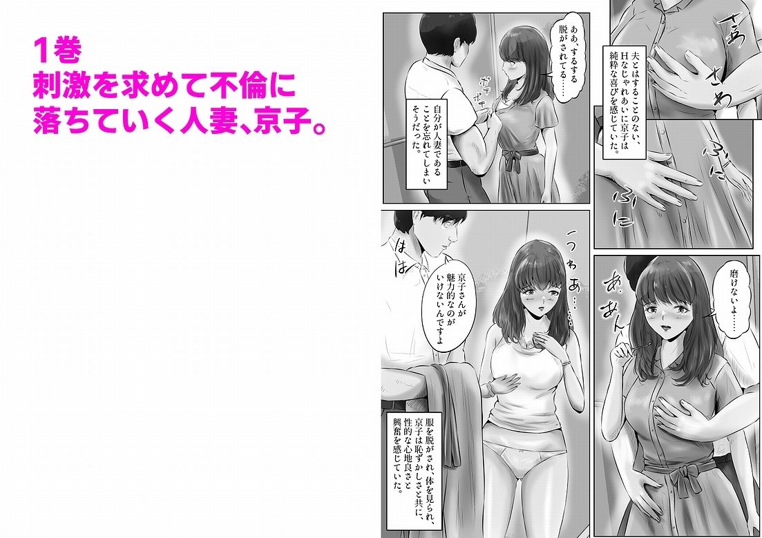 サンプル画像2:不倫人妻調教物語 杉原京子編 まとめ（1）(窪リオンの部屋) [d_312171]