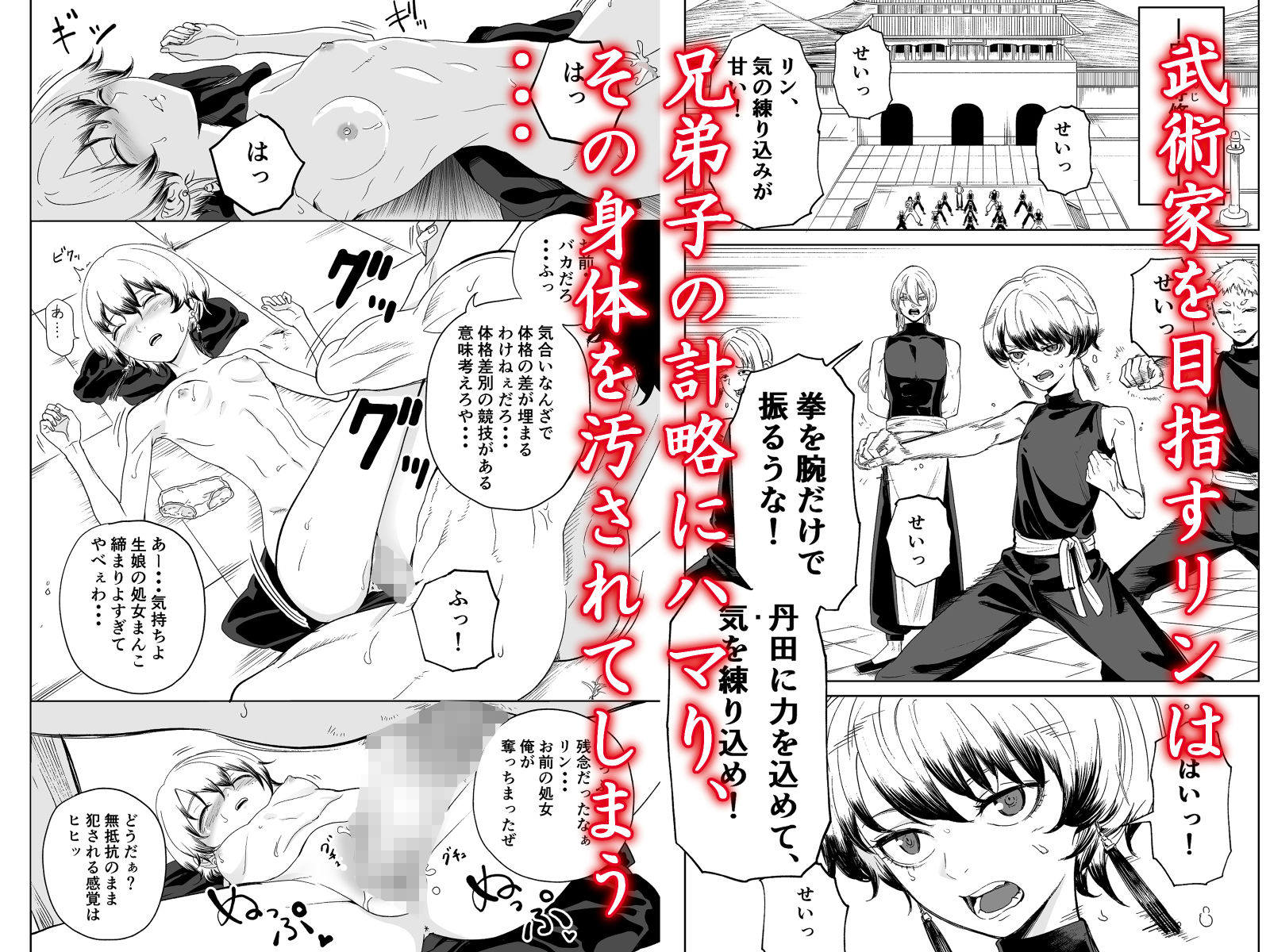 サンプル画像1:房中術〜武術家少女が堕ちるまで〜(かたつむりくん) [d_312243]