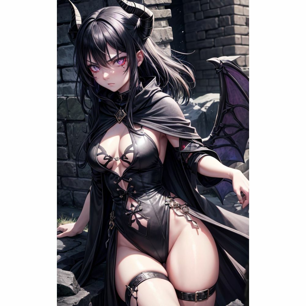 サンプル画像2:エロいサキュバス(美少女) [d_312622]