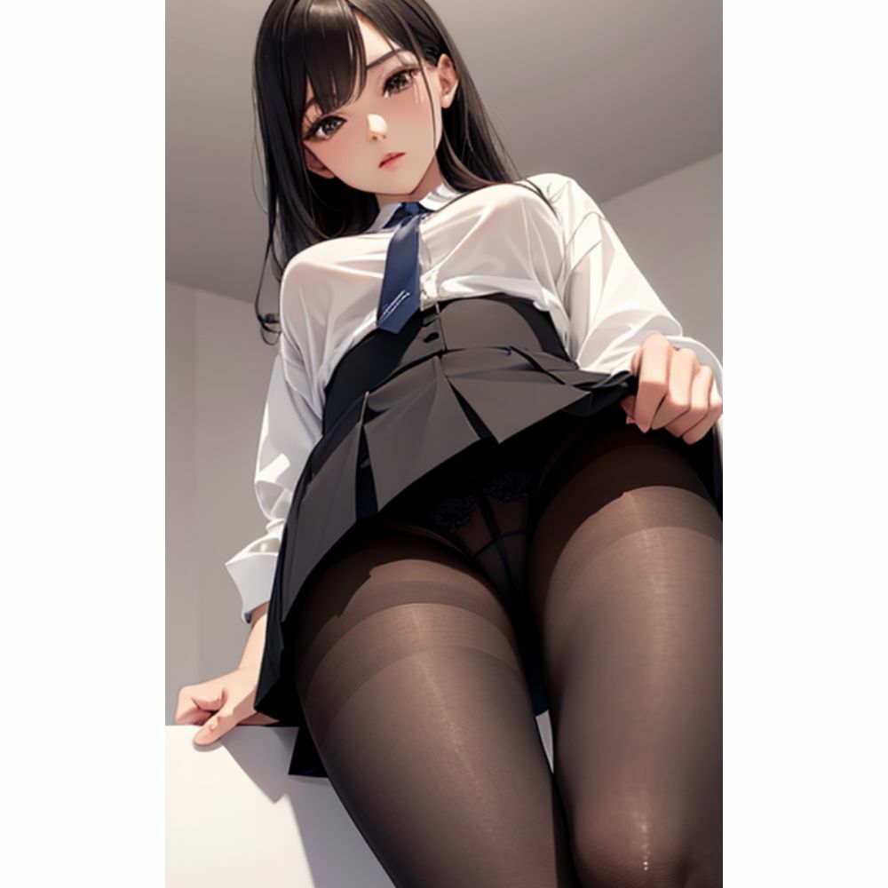 サンプル画像1:綺麗なお姉さんのパンツを下から見る:ローアングル(美少女) [d_313066]