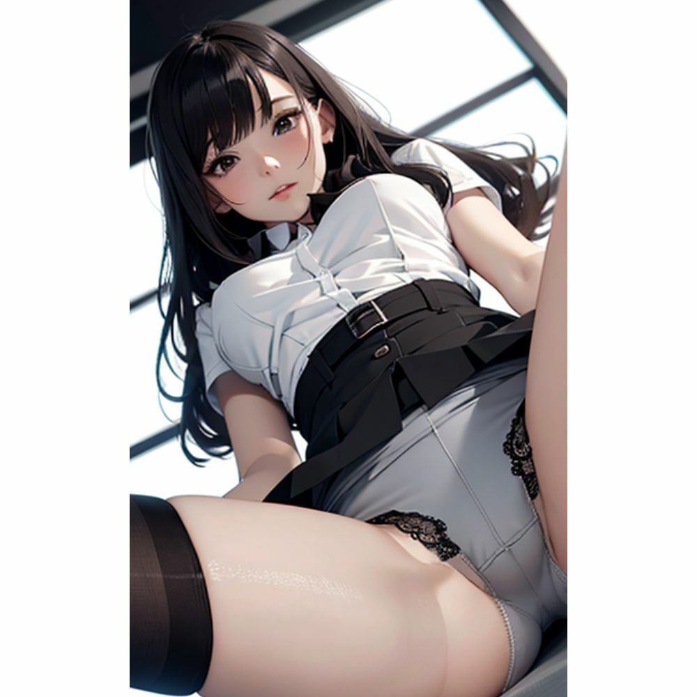 サンプル画像2:綺麗なお姉さんのパンツを下から見る:ローアングル(美少女) [d_313066]