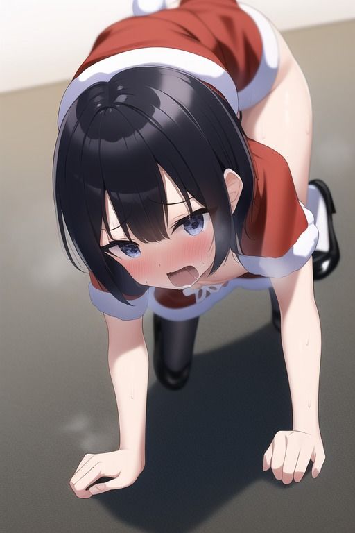 サンプル画像1:サンタコスの貧乳JKがクリスマスターベション用のおかずをプレゼントしてしまう集(変態ベイビー) [d_313646]