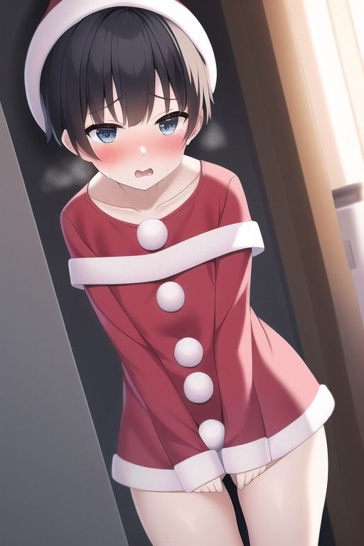 サンプル画像5:サンタコスの貧乳JKがクリスマスターベション用のおかずをプレゼントしてしまう集(変態ベイビー) [d_313646]