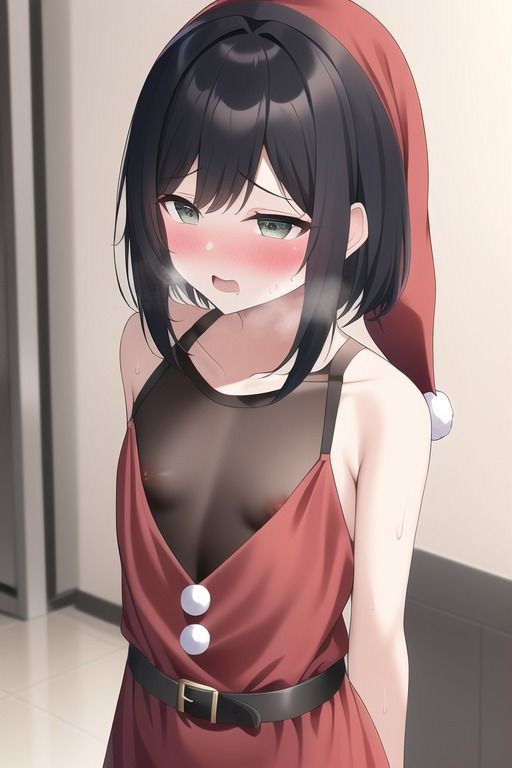 サンプル画像6:サンタコスの貧乳JKがクリスマスターベション用のおかずをプレゼントしてしまう集(変態ベイビー) [d_313646]