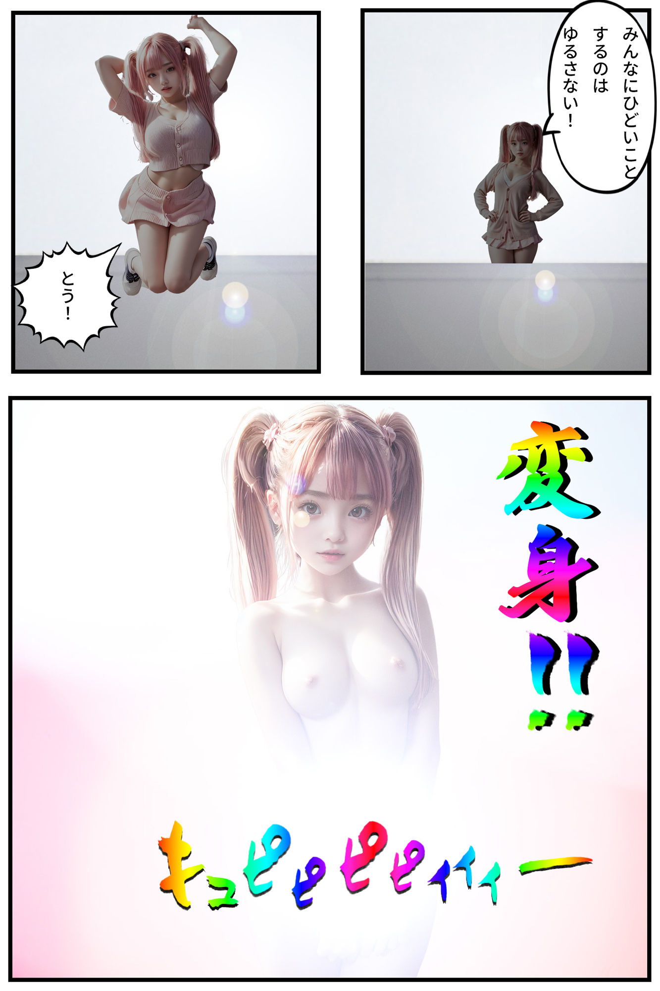 サンプル画像5:サキュバスリリコとマジカルセイラ(銀猫電子) [d_314317]