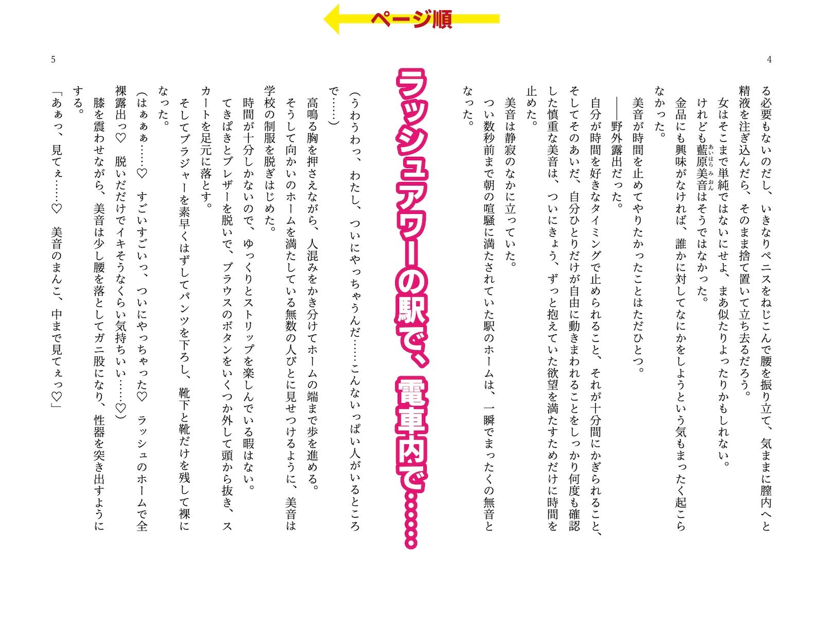 サンプル画像2:時間停止能力を手に入れて露出オナニーを満喫してたら人生終了しちゃった話(破滅乱淫オーガズム) [d_315002]