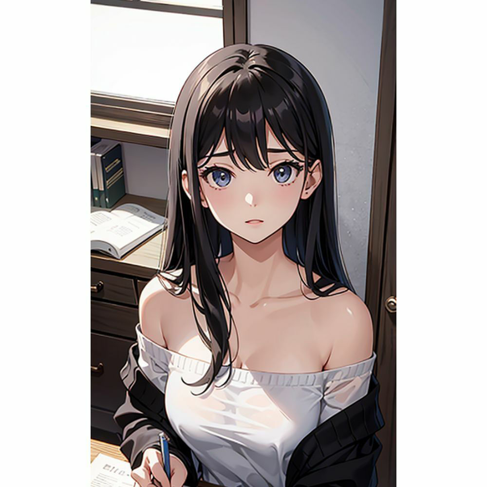 サンプル画像2:家庭教師先の女の子の谷間がエロ過ぎて勉強どころじゃない(美少女) [d_316605]