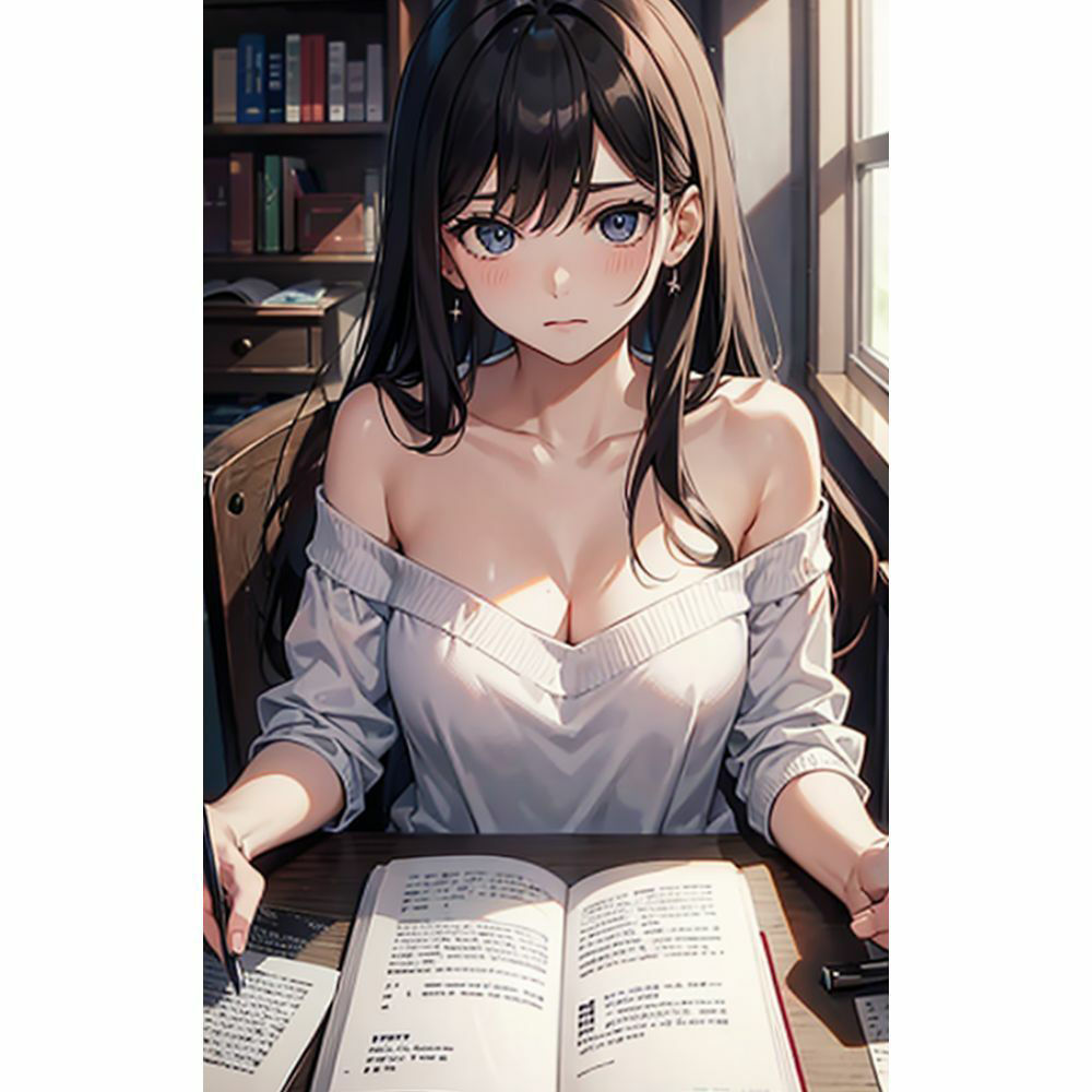 サンプル画像6:家庭教師先の女の子の谷間がエロ過ぎて勉強どころじゃない(美少女) [d_316605]