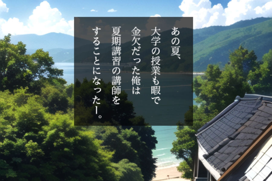 サンプル画像1:ふたつの夏 〜君と僕の30日〜 vol.1(剥いた棘) [d_316691]