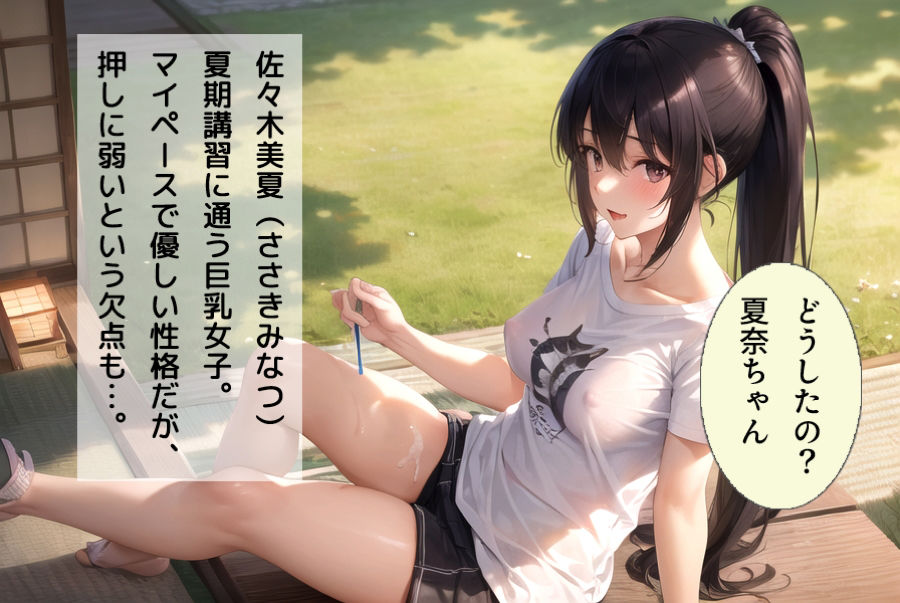 サンプル画像2:ふたつの夏 〜君と僕の30日〜 vol.1(剥いた棘) [d_316691]