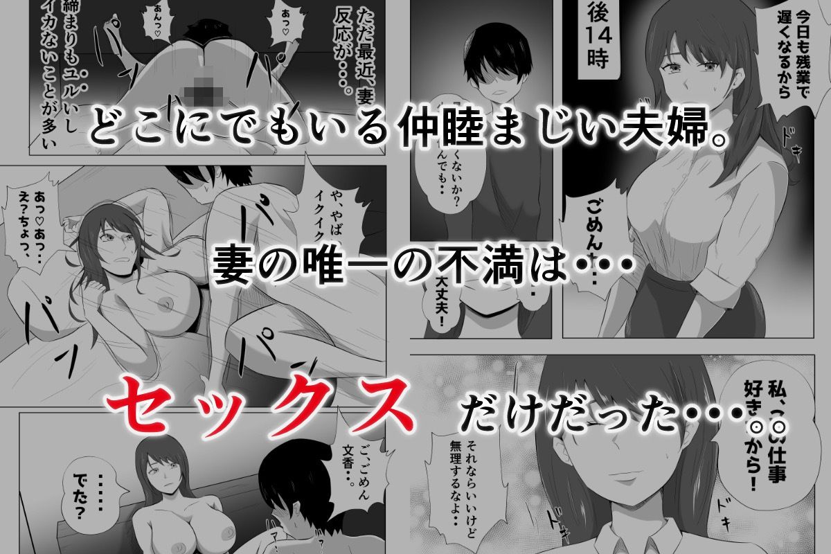 サンプル画像1:妻が俺に内緒で同人AVに出ているのだが・・・。(てぃが。) [d_316739]