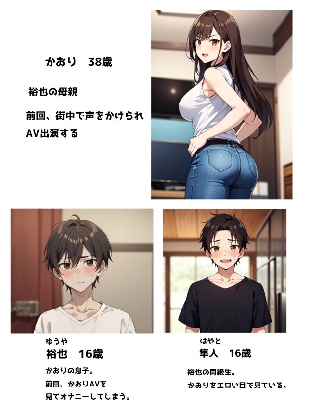 サンプル画像3:初撮りお母さん 再び！ 息子の友達とエッチする淫乱お母さん 息子ともエッチしちゃう？(日々野すきま) [d_317745]