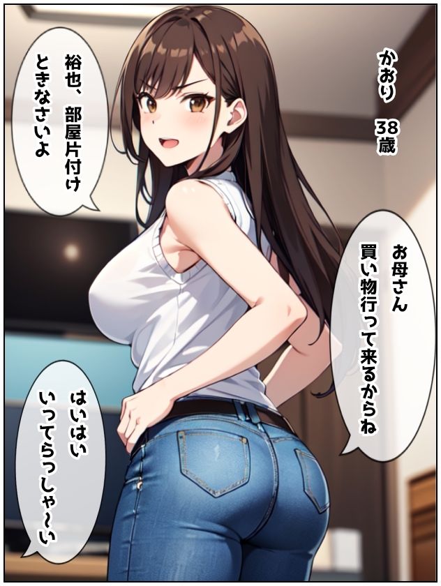 サンプル画像4:初撮りお母さん 再び！ 息子の友達とエッチする淫乱お母さん 息子ともエッチしちゃう？(日々野すきま) [d_317745]