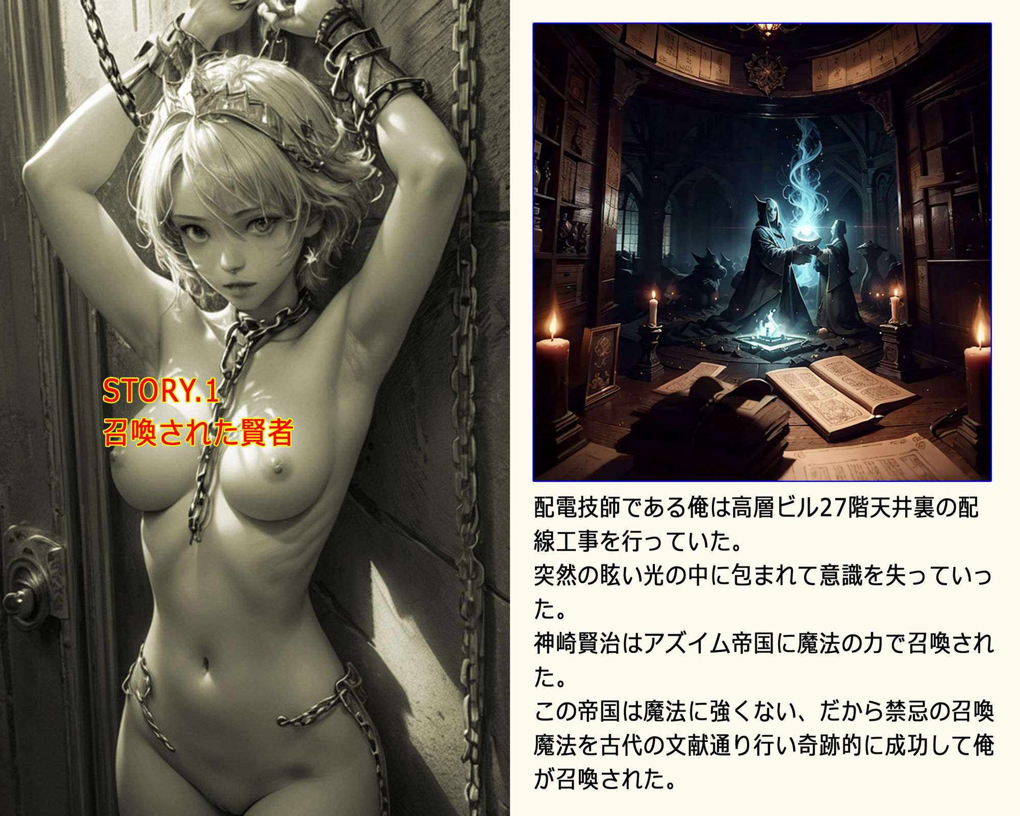 サンプル画像1:淫獄城の敗残兵(闇妖精) [d_317832]