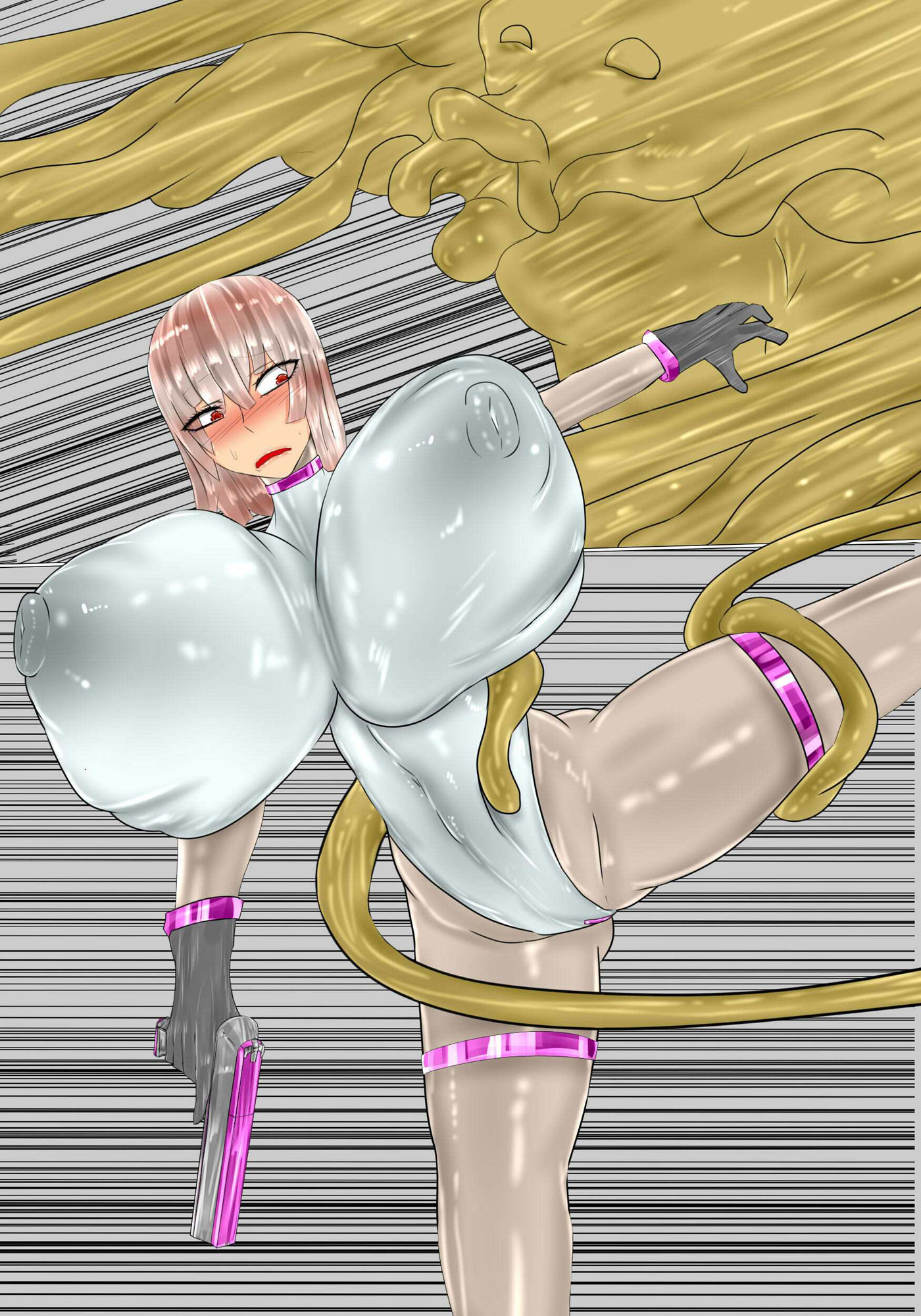 サンプル画像2:異物災害対応局員T確認に行って捕まる(ヲトコモウフラボ) [d_318697]