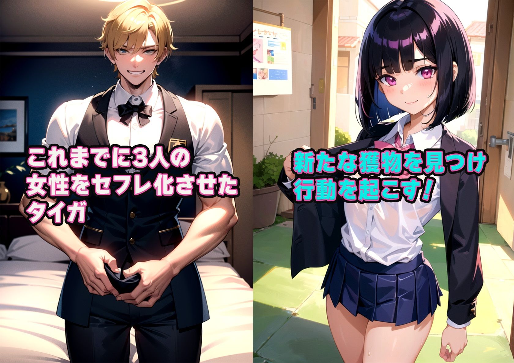 サンプル画像1:後輩女子が転校生に寝取られる-瀬戸内真実編-(雷覇) [d_318760]