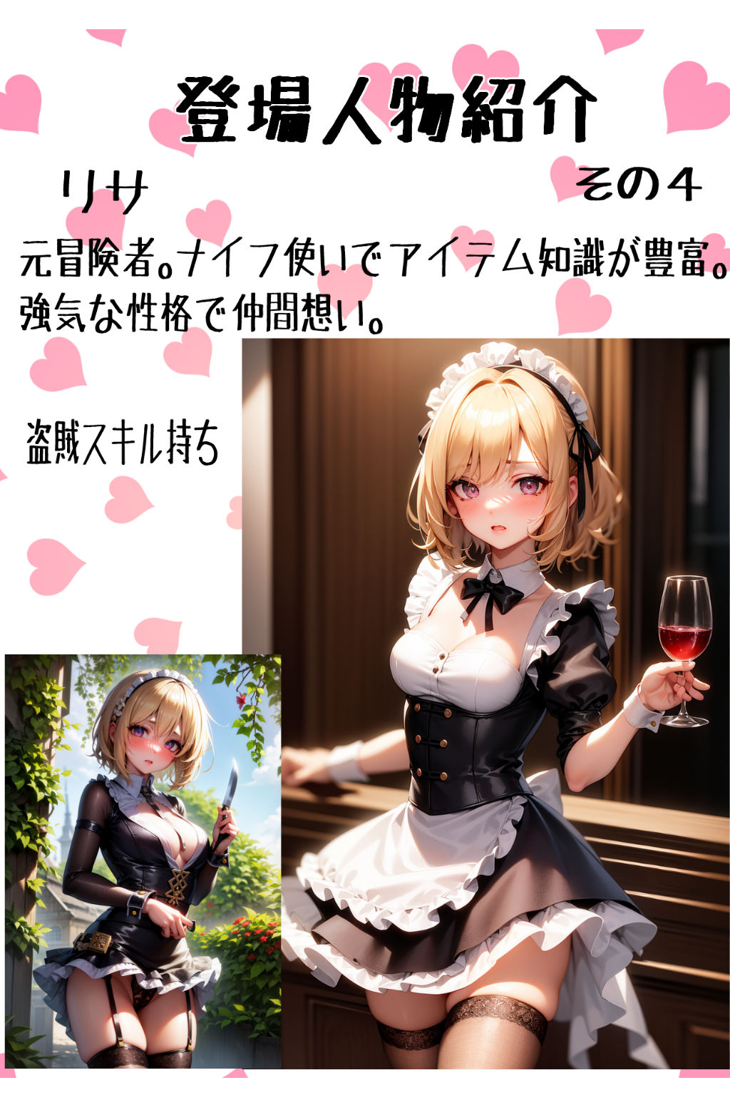 サンプル画像4:しがない商人のハーレム計画 【第二章】(misaki.AIart) [d_319021]