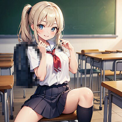 サンプル画像4:生意気ロリビッチと教室でガチハメ交尾(あんまいキャベツだよ) [d_319084]