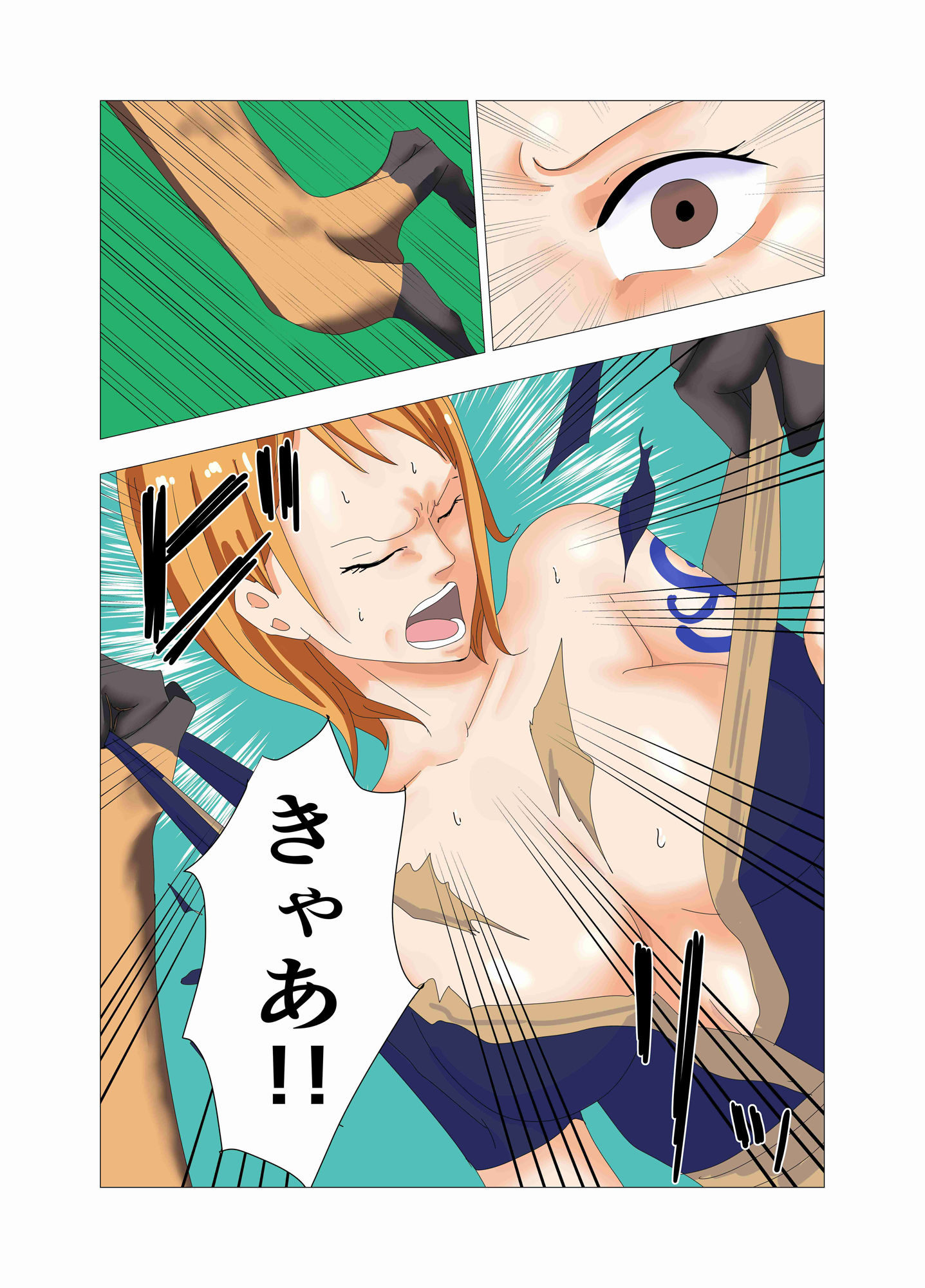 サンプル画像1:暴走する仲間に襲われた航海士(かたな) [d_320925]