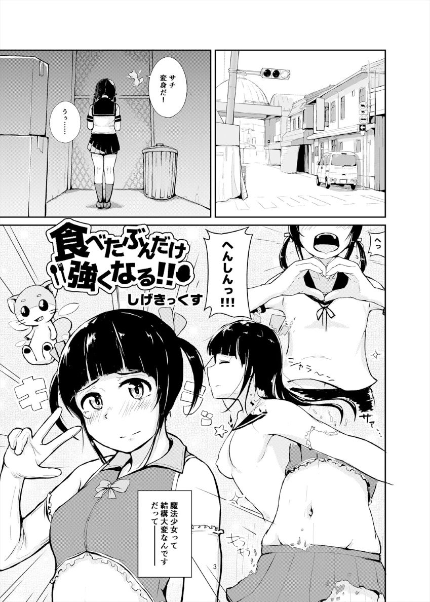 サンプル画像1:食べたぶんだけ強くなる！！(オーロラミックス) [d_321521]