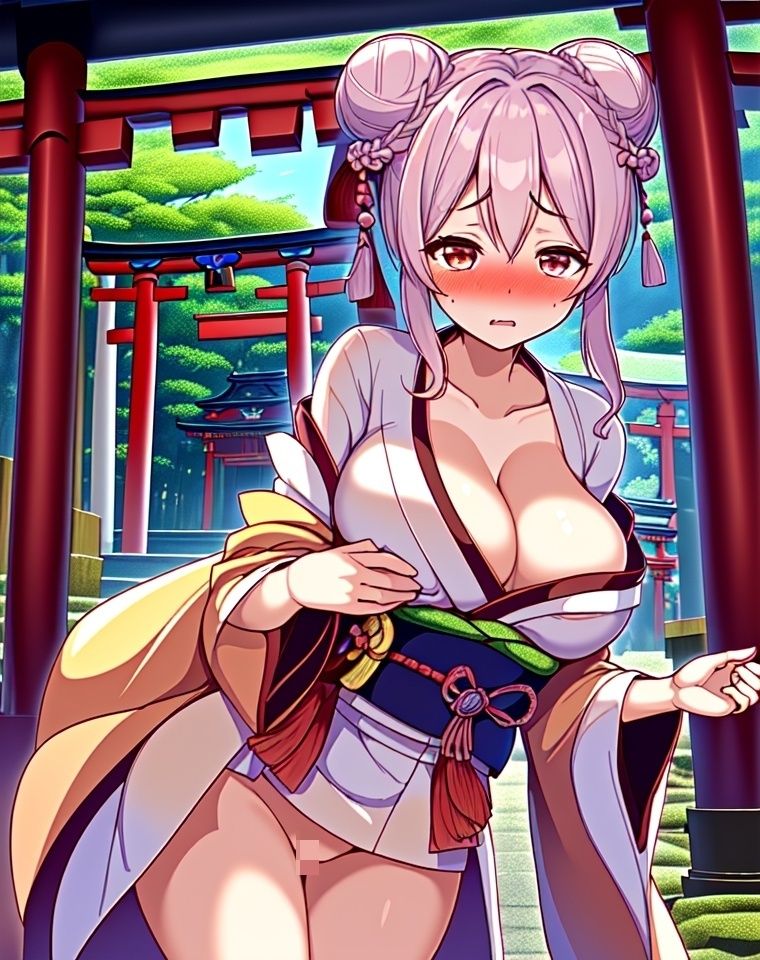 サンプル画像5:巨乳巫女(隙間産業) [d_321593]