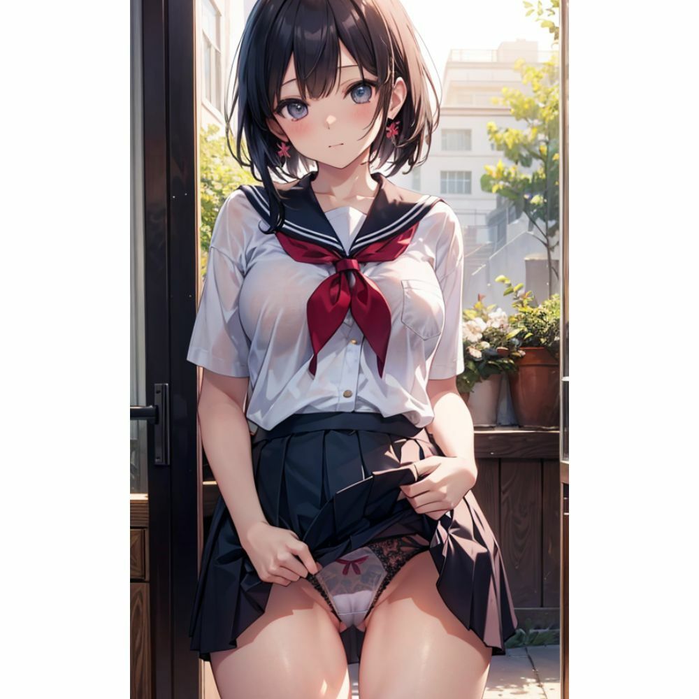セルフパンチラ