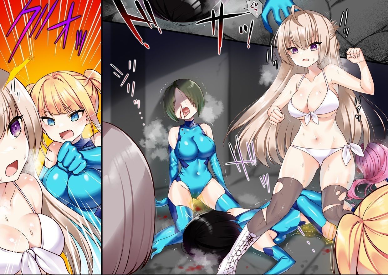 サンプル画像6:女戦闘員VSヒロイン！ 全員失神失禁(妄幻想プラン) [d_322437]