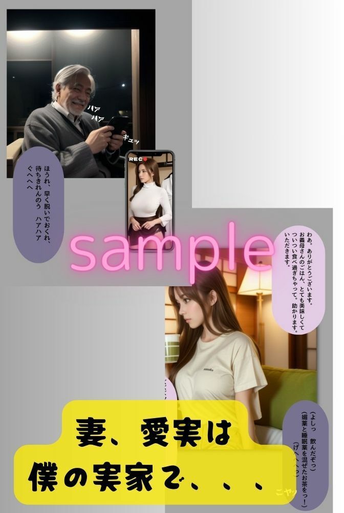 サンプル画像5:義父に種付けされた若妻（リアル系ストーリー漫画）(くりきんとん) [d_322717]