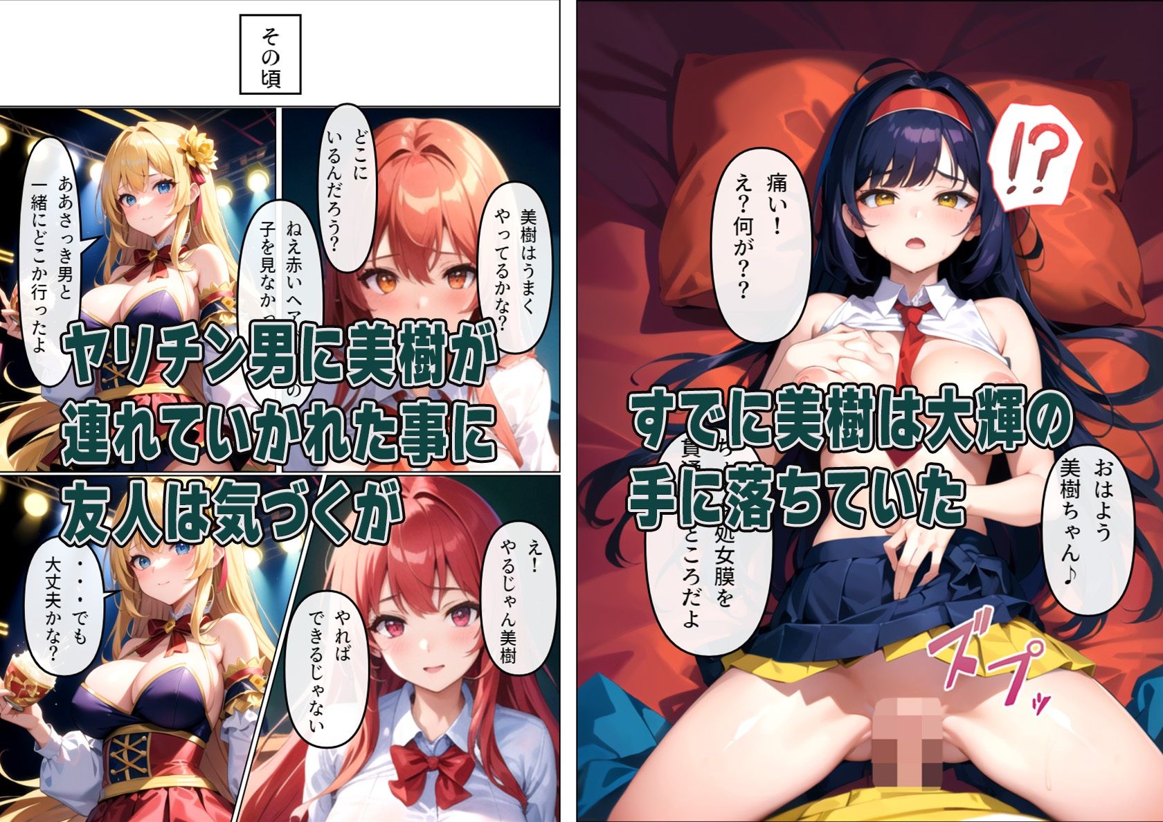 サンプル画像5:清純彼女がヤリチン男に堕とされる(雷覇) [d_322752]