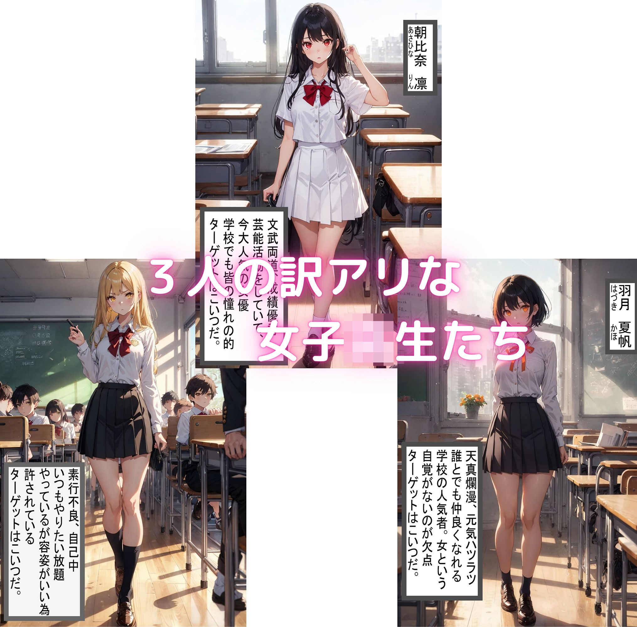 サンプル画像1:3人の訳アリ女子校生を●す話(ゆゆの森) [d_323969]