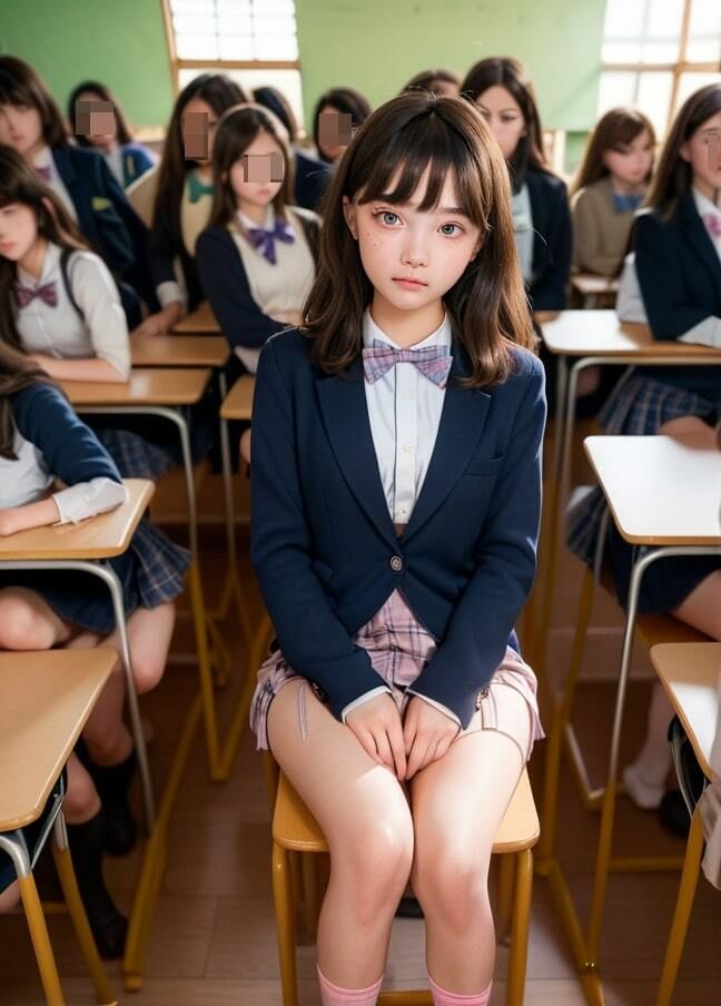 サンプル画像4:教室でのプレイを妄想(お菓子のくに) [d_324971]