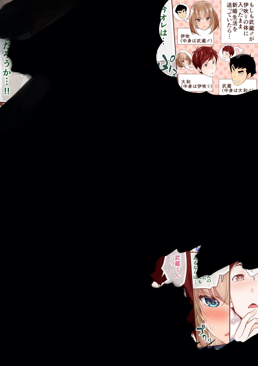 サンプル画像2:『巨乳幼なじみ♀と入れ替わった俺♂』と入れ替わった俺の親友♂_FANBOX1000プラン以上限定漫画 2022年4月分(うなねと（松任知基）) [d_325331]