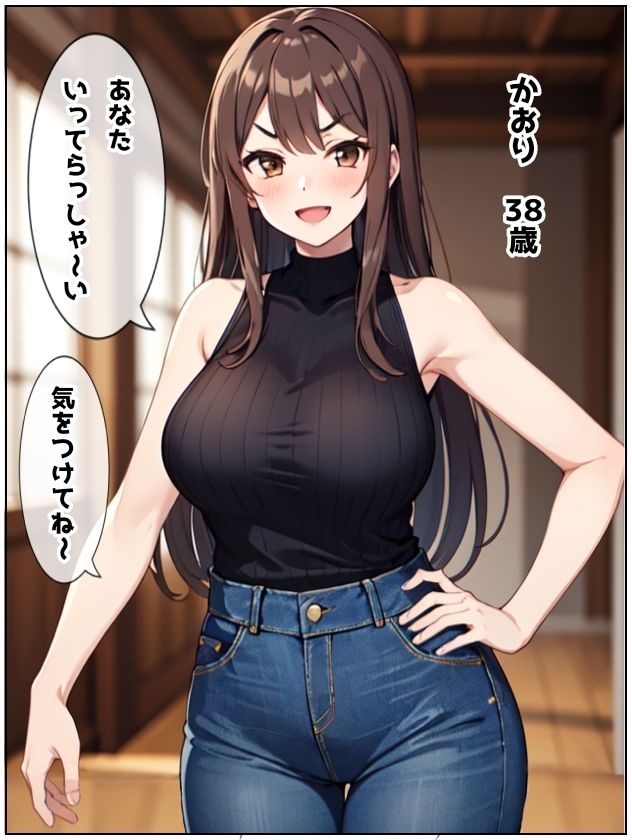 サンプル画像4:初撮りお母さん 再び2 息子のおチンチンに感じる変態お母さん(日々野すきま) [d_325390]