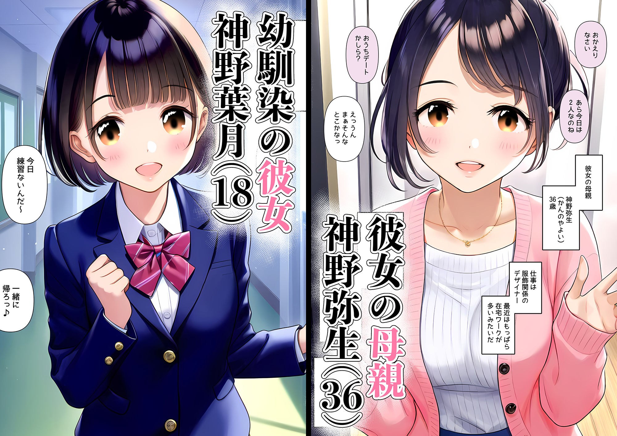 サンプル画像1:カノジョの母親は僕のチンポに対するリスペクトが凄すぎる 第二話(茶っ戸★自慰P亭) [d_325641]