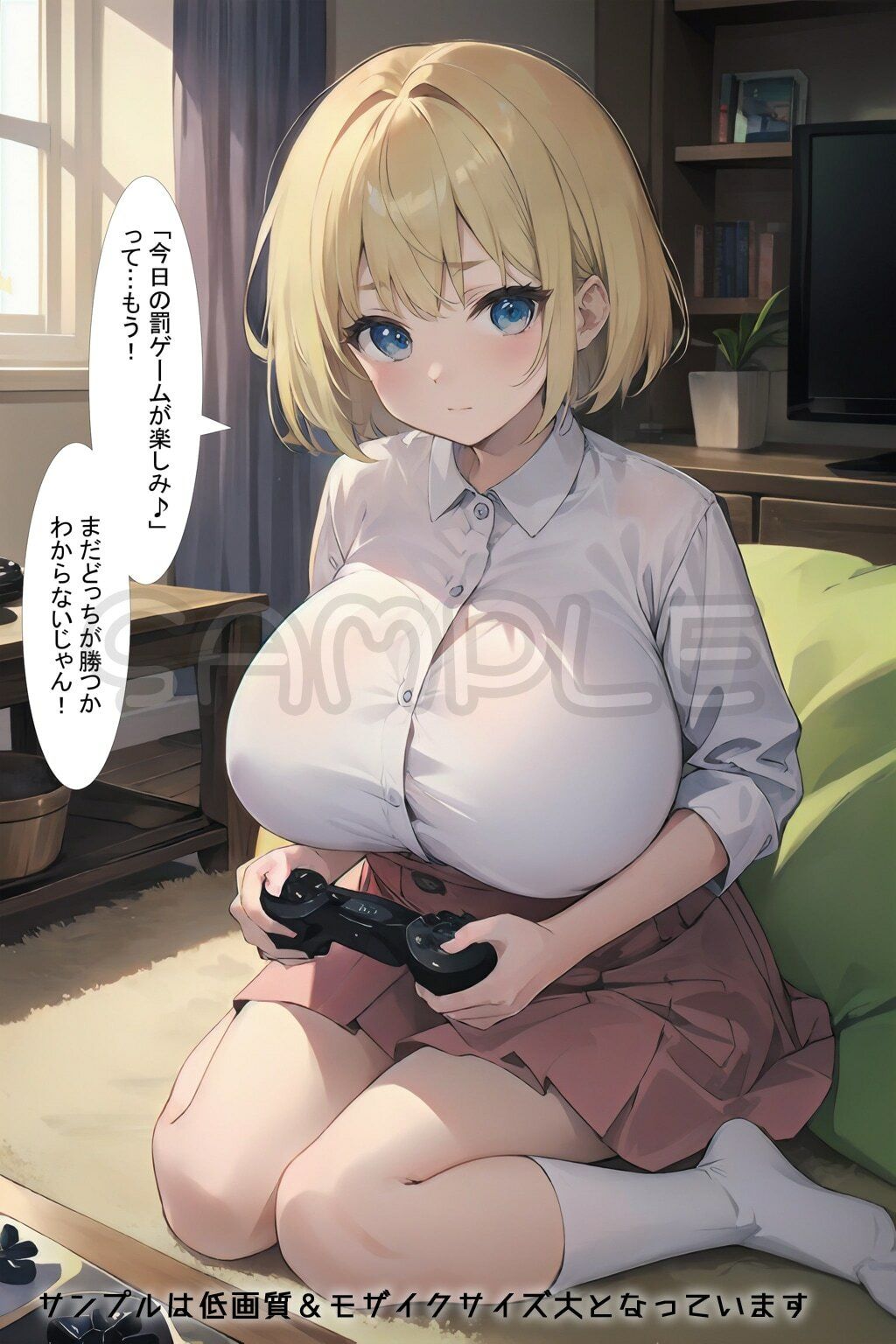 ゲーマー彼女と仁義なき戦い 2コマで決着！罰ゲームを賭けた即オチ対決勃発！