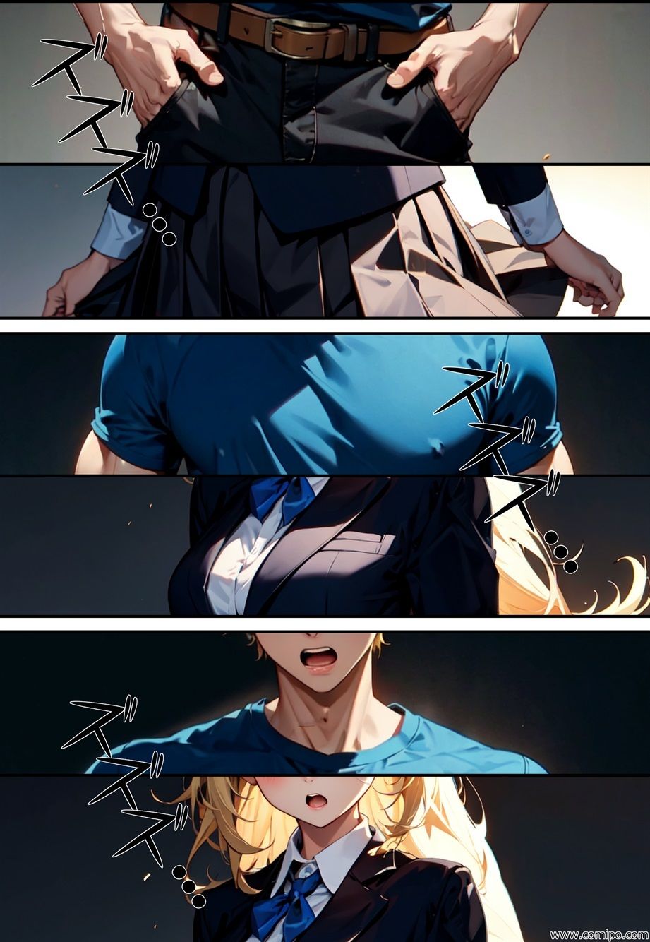 サンプル画像5:真・正義戦士ジャスティス・ボーイ 完全版 第3巻 「怪人・カモシカ娘とJK制服」(真城のソフトハウス) [d_326031]