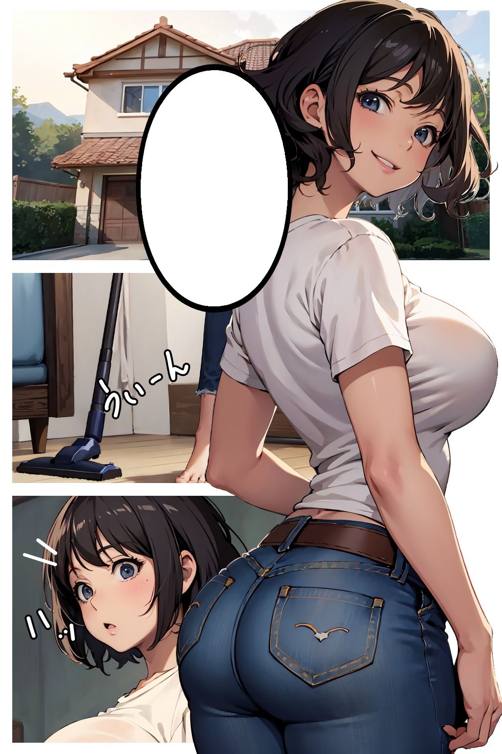 サンプル画像1:僕ママに中出しする！(えーあいきゅーたー) [d_326096]