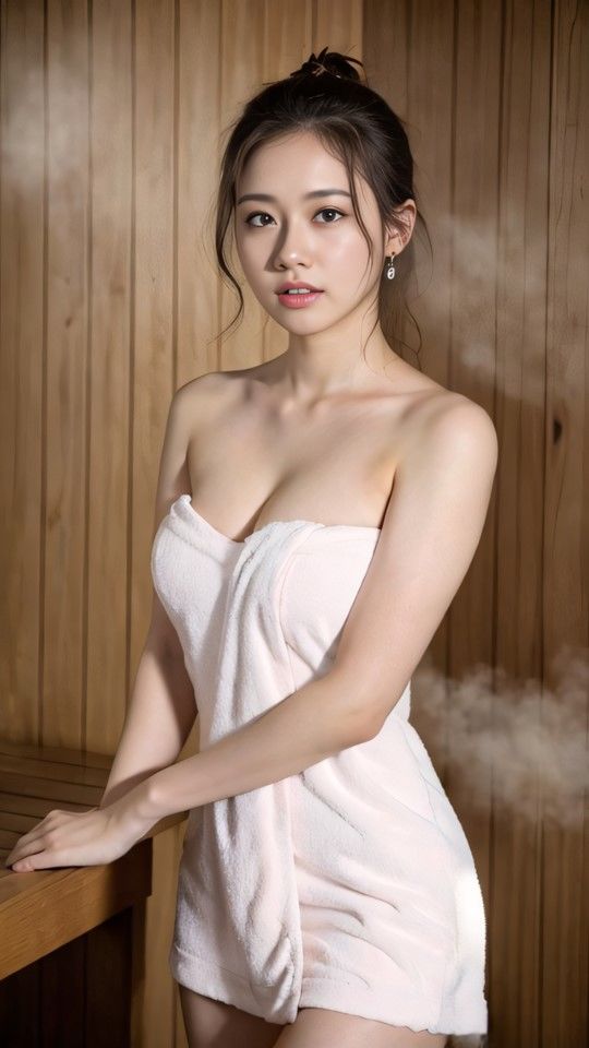 サンプル画像1:AI photobook・サウナ(AI_GravureArt) [d_326660]